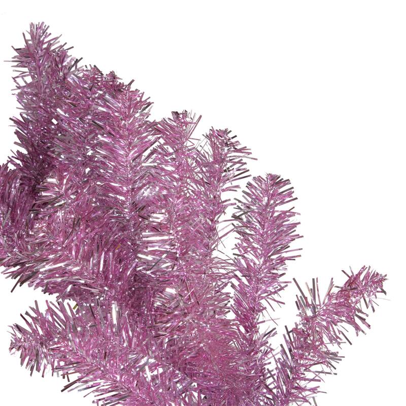 Artificial Christmas Garland - 9' x 12" - Pink - Unlit