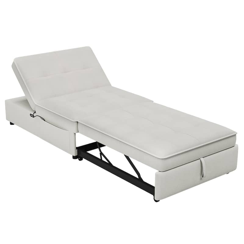 4-in-1 Convertible Design Modern Convertible Folding Futon Sofa Bed