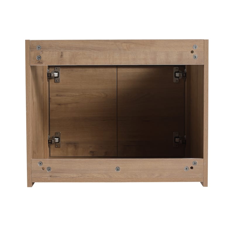 Beingnext 24"/30"/48" Bathroom Vanity with Sink, Floating Bathroom Vanity With Soft Close Door