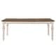 preview thumbnail 7 of 18, Tournus 4-6-Person Extendable Solid Rubberwood Dining Table Set by iNSPIRE Q Classic