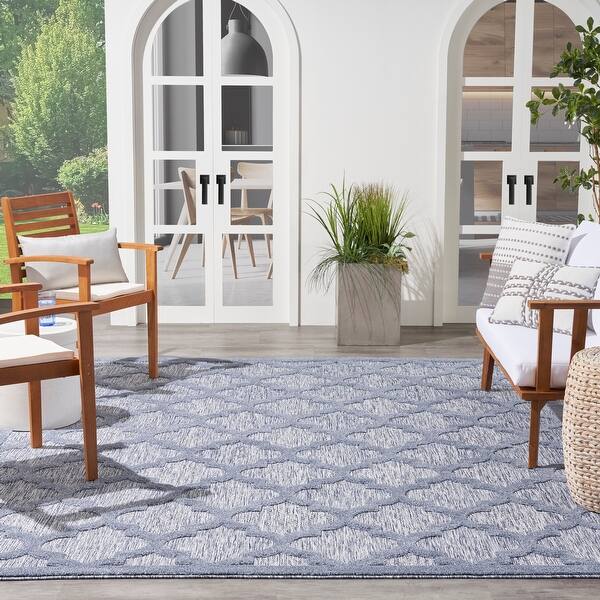Nourison Easy Care Indoor/Outdoor Moroccan Trellis Area Rug