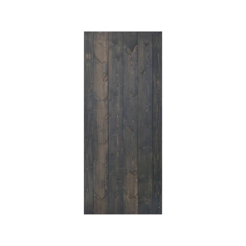 Coast Sequoia 48in/60in/72in/76in/84in x 84in K Series Pine Wood Double Sliding Barn Door With Hardware Kit