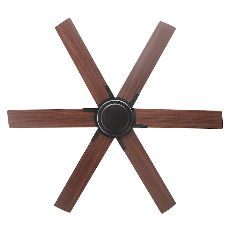 48/56/60 Inch Reversible Blade Ceiling Fan No Light with Remote Control