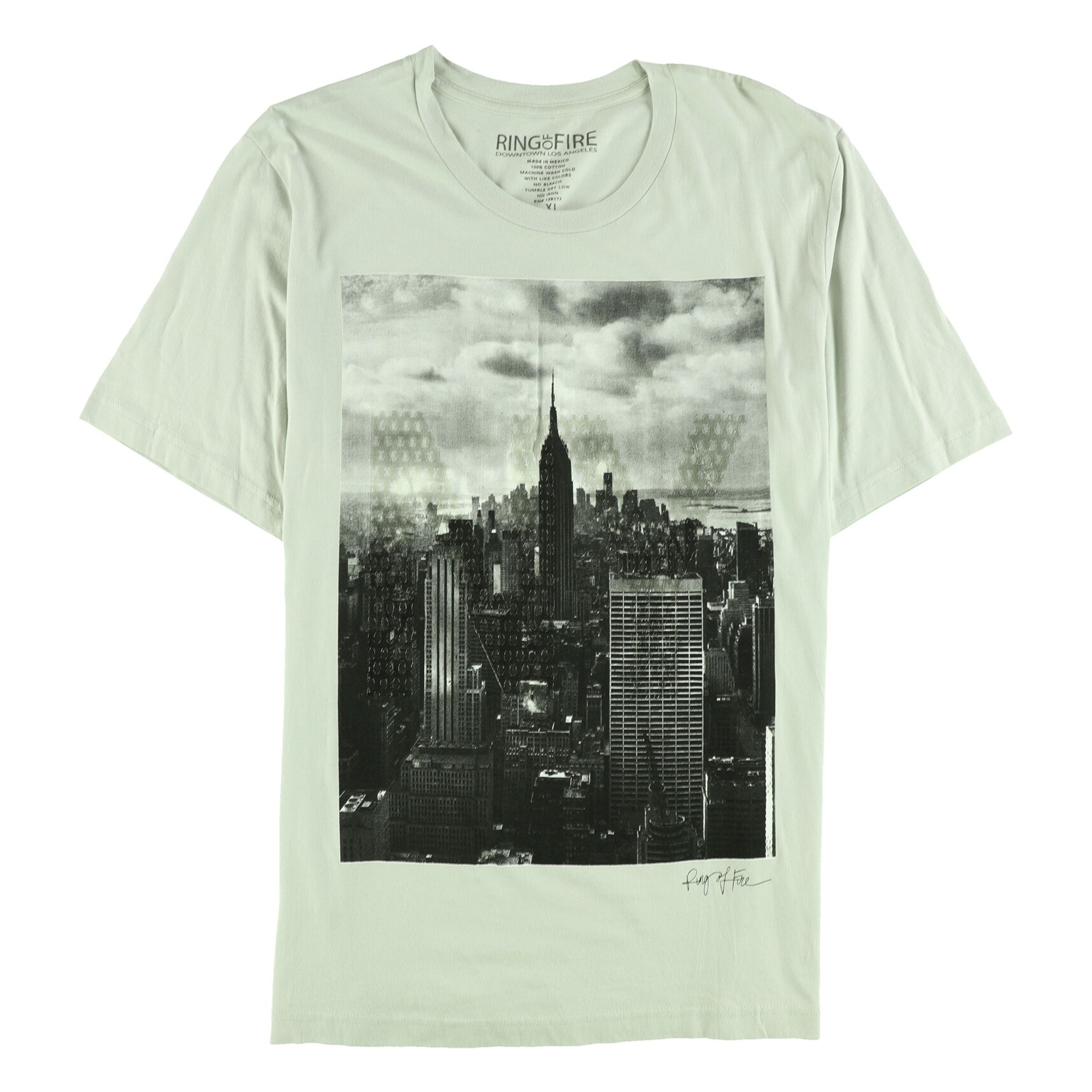 Shop Ring Of Fire Mens New York City Graphic T Shirt Overstock