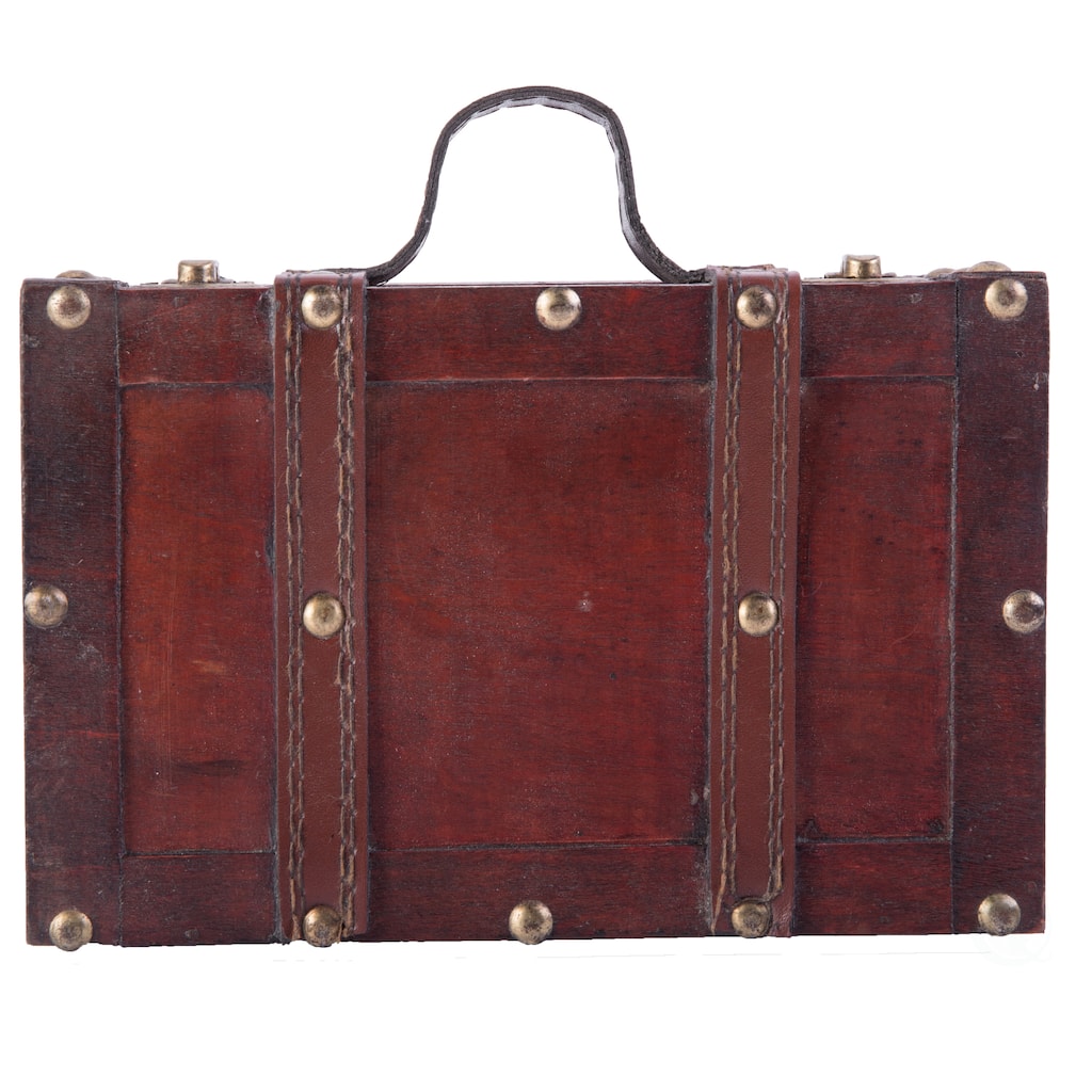Old-fashioned Small Suitcase with Straps