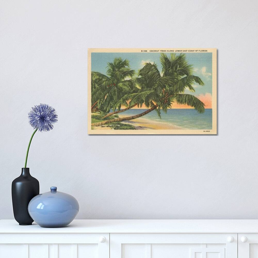 iCanvas "Florida Postcard III" by Wild Apple Portfolio Canvas Print