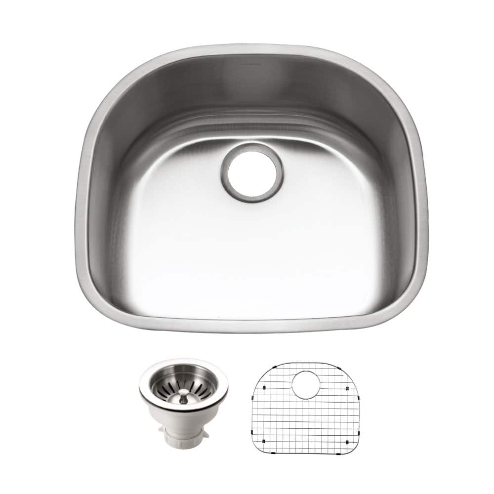 Houzer STS-1400-C Eston 23-7/16" Undermount Single Basin Stainless