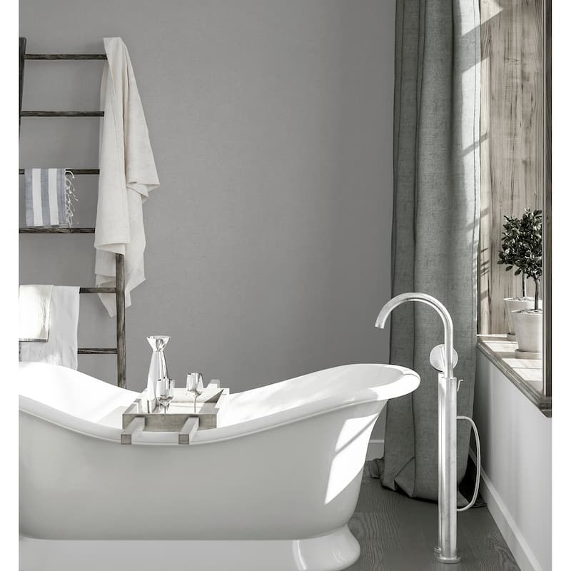 Arthouse Monty Grey Faux Fabric Wallpaper