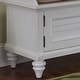 preview thumbnail 6 of 7, Bermuda Upholstered Storage Bench by Homestyles