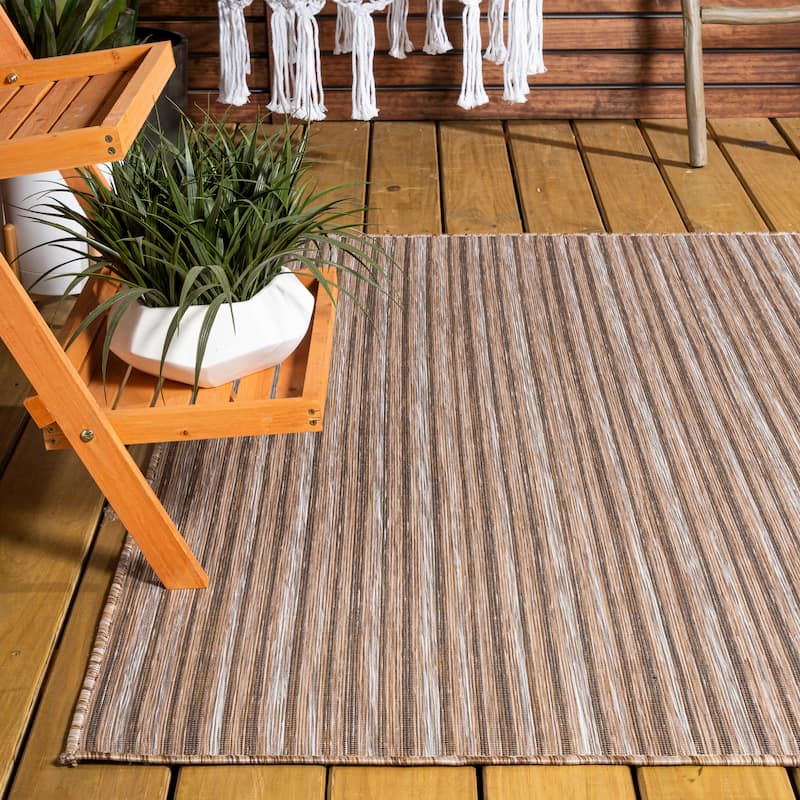 JONATHAN Y Finn Modern Farmhouse Pinstripe Area Rug