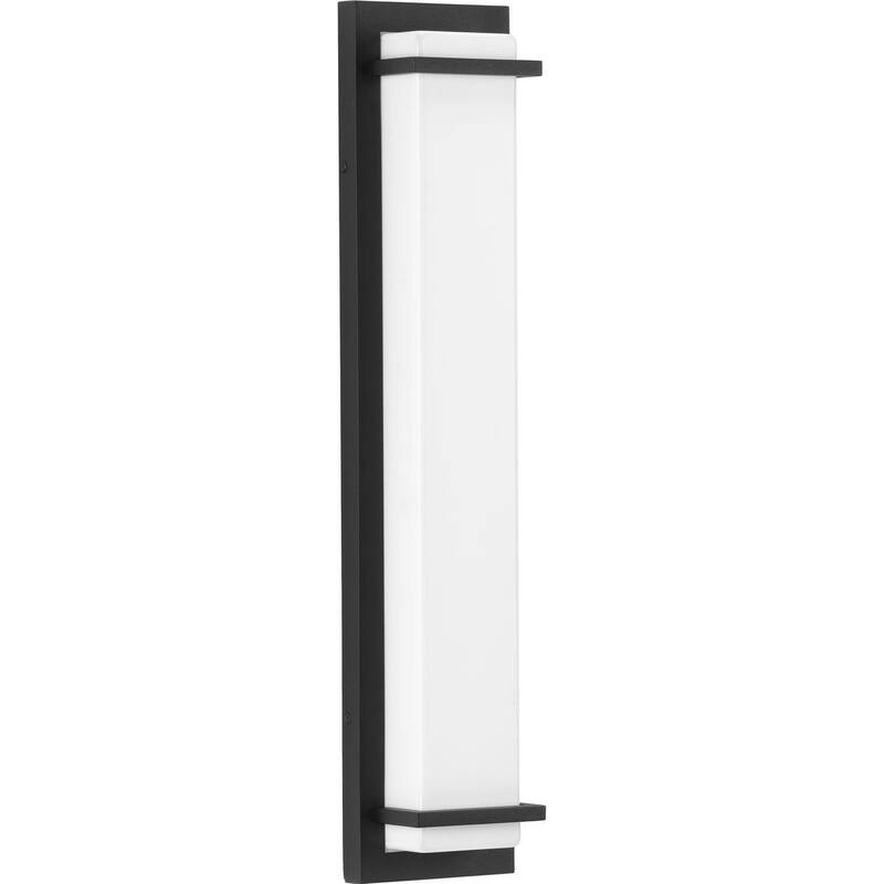 Z-1080 LED Collection Black Two-Light Large LED Outdoor Sconce - 5 in x 3 in x 23.5 in