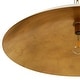 preview thumbnail 23 of 34, 1-Light Black Gold Oversized Metal Dome Pendant Light - 27in