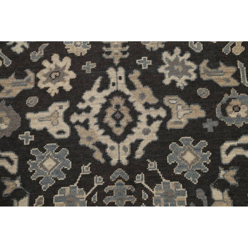 Geometric Ziegler Turkish Wool Area Rug Traditional Living Room Carpet - 6'7" x 9'10"