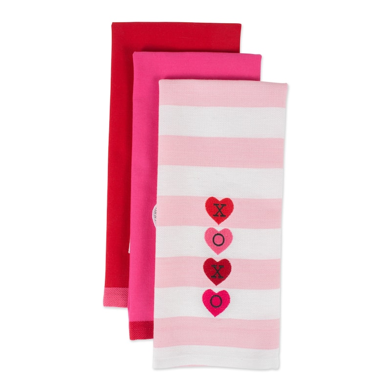 DII Valentine's Day Printed Dishtowel (Set of 2)