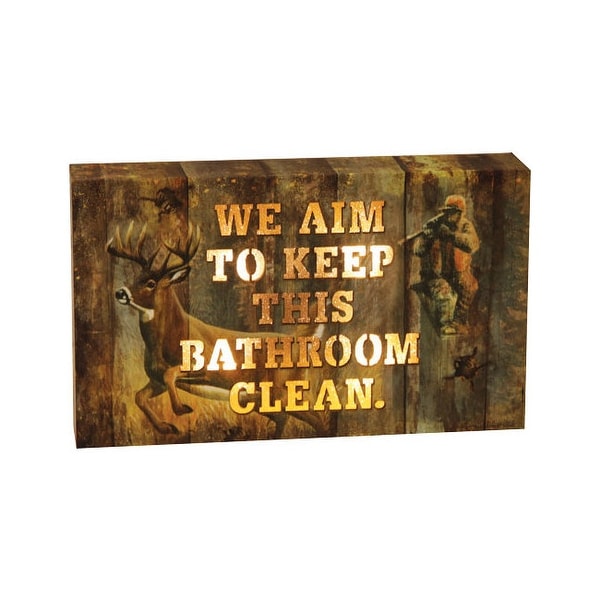 Rivers edge 2372z rivers edge led sign box 8x5 we aim to keep 3aa on/off sw