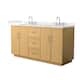 Option Light Oak / Giotto Quartz Top / Brushed Nickel