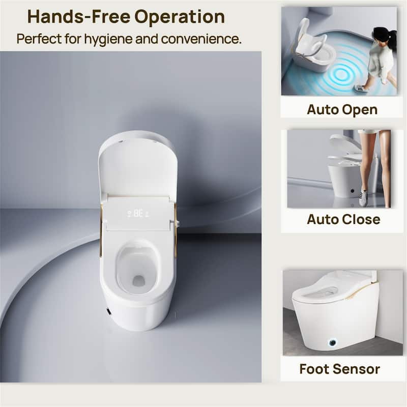 Smart Toilet with Bidet & Auto Flush