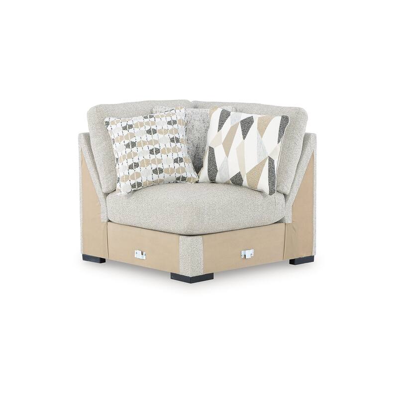 Signature Design by Ashley Laurelgrove White 4-Piece Sectional with Chaise