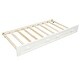 preview thumbnail 14 of 13, Twin Sofa Bed Wood Slat Support Daybed Classic Arched Design Sofa Bed with Trundle Bed No Box Spring Needed Daybed Frame - White