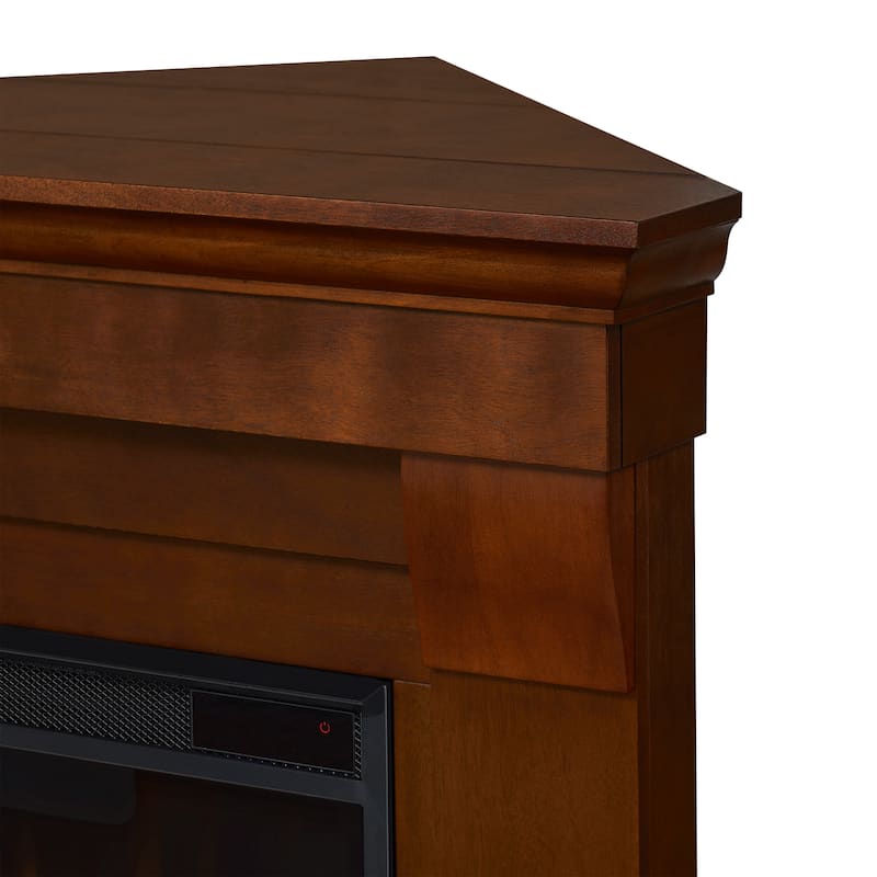 Chateau Corner Electric Fireplace by Real Flame