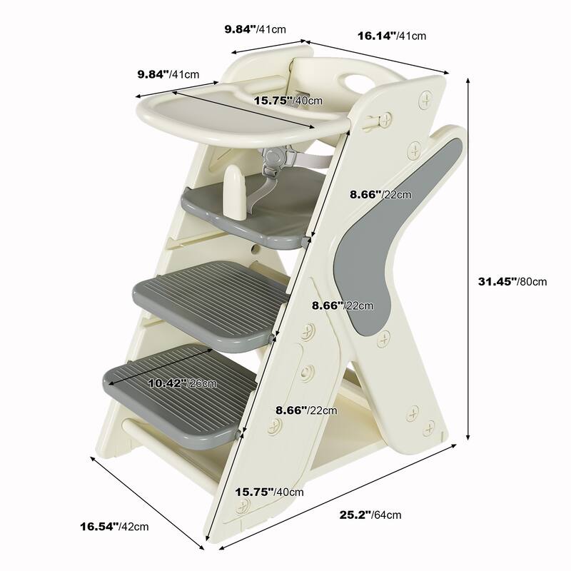 Multi functional Growing Up Dining chair,A high chair suitable for eating and feeding