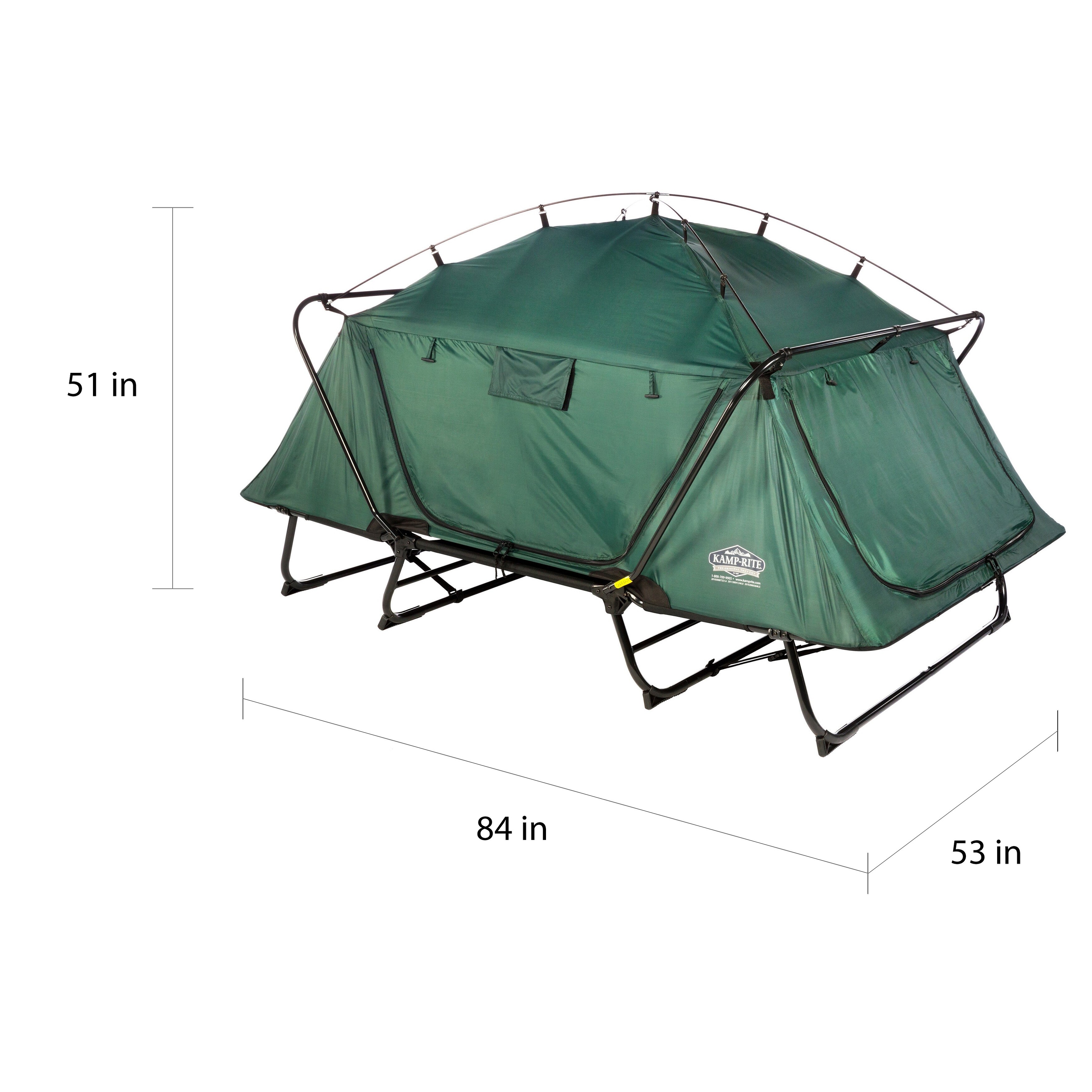 tent cot with rainfly