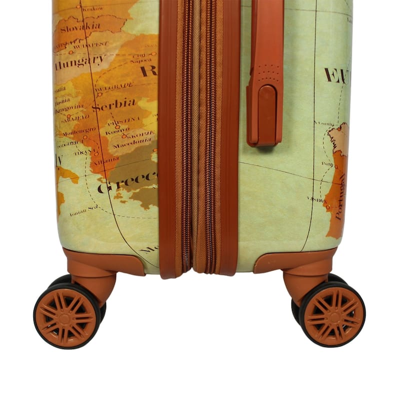 VentureX Airline Approved Luggage Lightweight Hardside Suitcase with Spinner Wheels, Europe, 2-Piece Carry-On Set