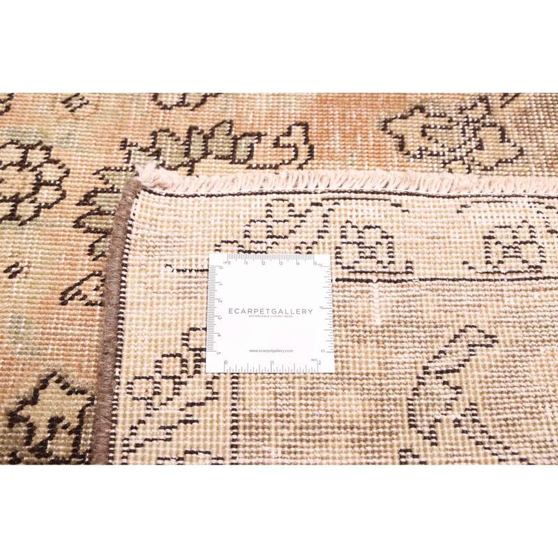 ECARPETGALLERY Hand-knotted Antalya Vintage Brown Wool Rug - 8'0 x 10'11