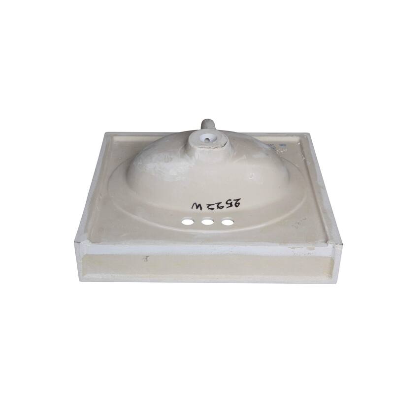 Fine Fixtures White Cultured Marble Top With Integrated Sink, 4" Backsplash and Overflow Included.
