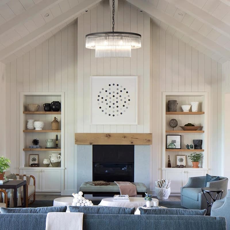 KAYLA 125 in. 20-Light Gold Crystal Chandelier- High Ceiling Lighting Fixture