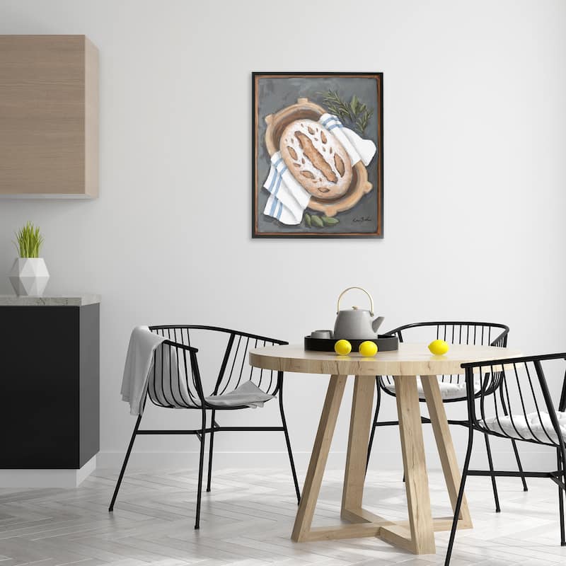 Stupell Bread Baking Basket Framed Giclee Art Design By Sara Baker