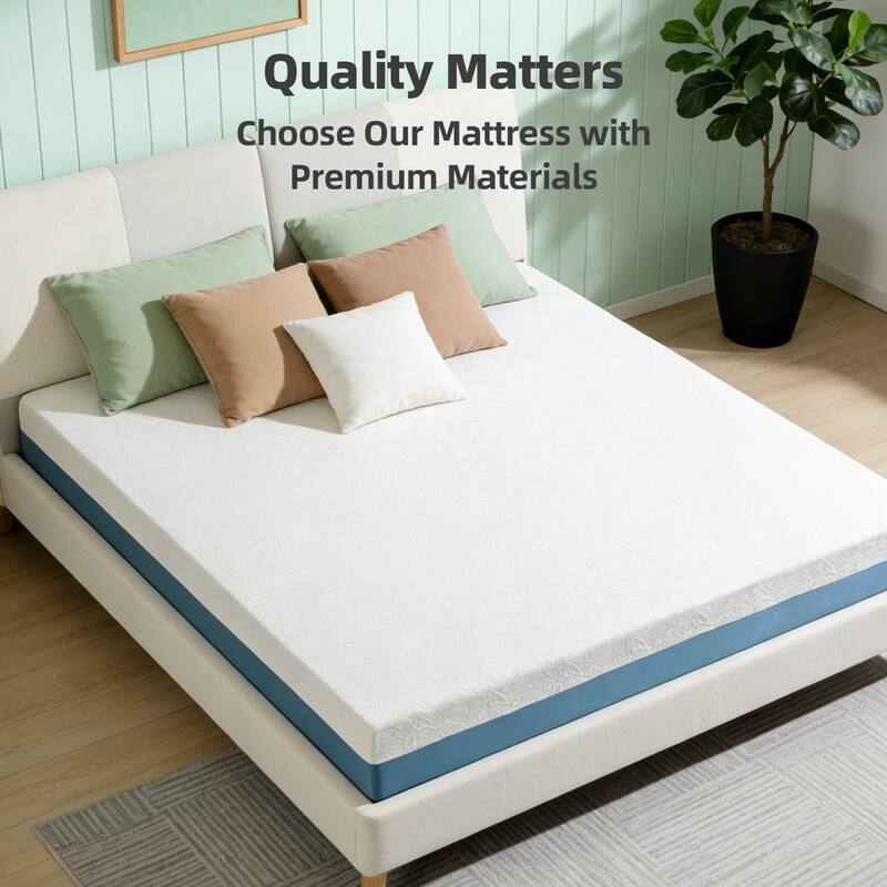 10-Inch King Mattress Made in Japan Copper-Infused, Double-Perforated, 7-Zone, Adjustable Bed-Friendly