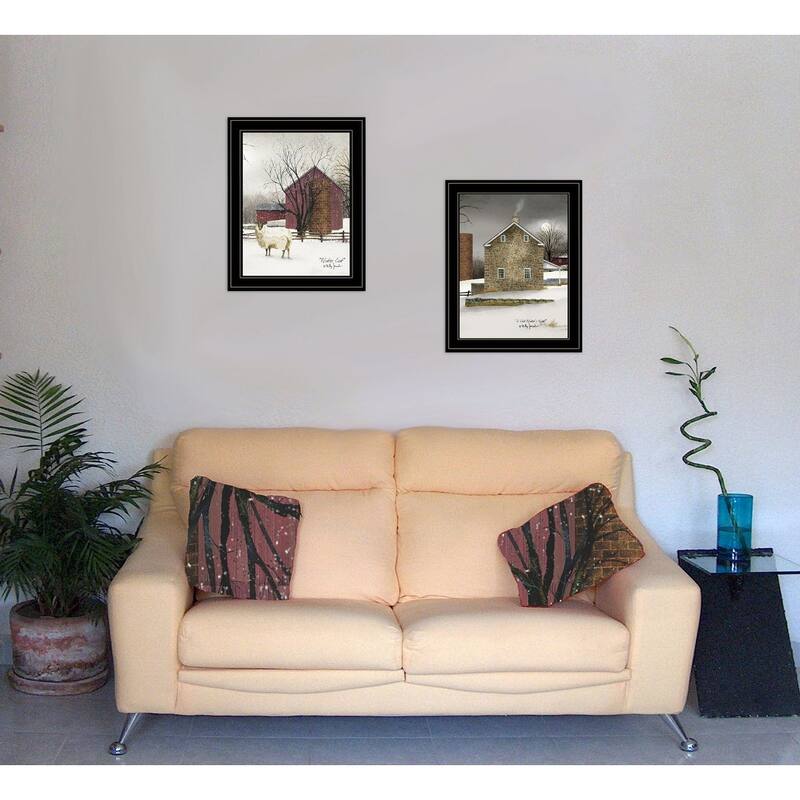 TrendyDecor4U Farmhouse "Cold Winter" 2-Piece Vignette by Billy Jacobs