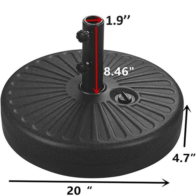 Ainfox 10ft Patio Umbrella with Lights Outdoor Solar Umbrella