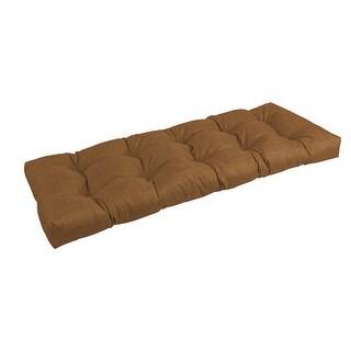 Tufted Indoor/Outdoor Bench Cushion (Multiple widths from 46 to 60 inch)
