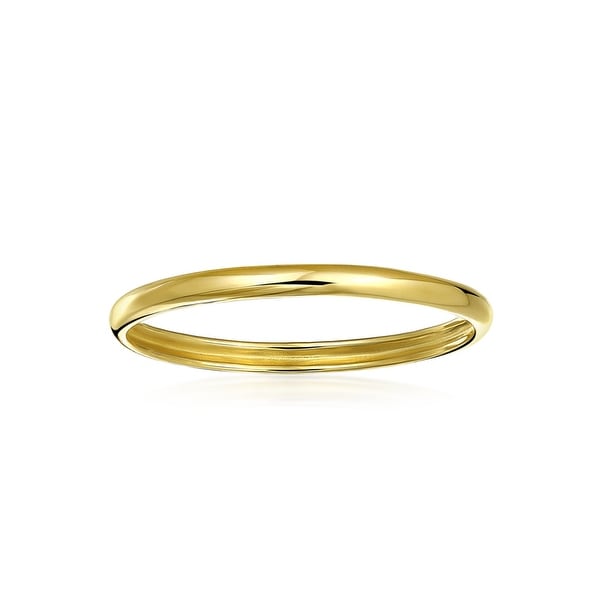 14k Solid Yellow Gold Simple Knuckle Ring Any Size Thumb Band 1 2 3 4 5 6 7 8