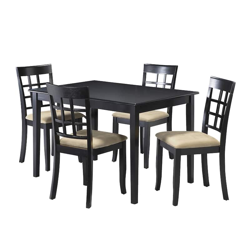 Wilmington Black Wood 5-piece Dining Set by iNSPIRE Q Classic