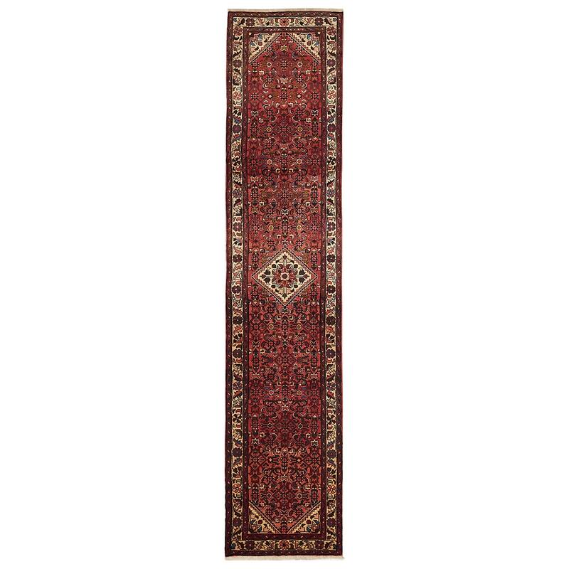 ECARPETGALLERY Hand-knotted Andelz Dark Copper Wool Rug - 2'6 x 12'7