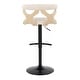 preview thumbnail 105 of 141, Carson Carrington Viby Adjustable Bar Stool with Rounded T Footrest (Set of 2)