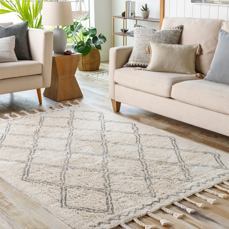 Artistic Weavers Taza Hand Loomed Moroccan Cotton Rug
