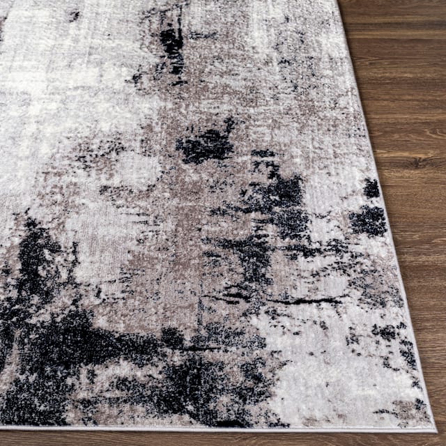 Cooke Industrial Abstract Area Rug