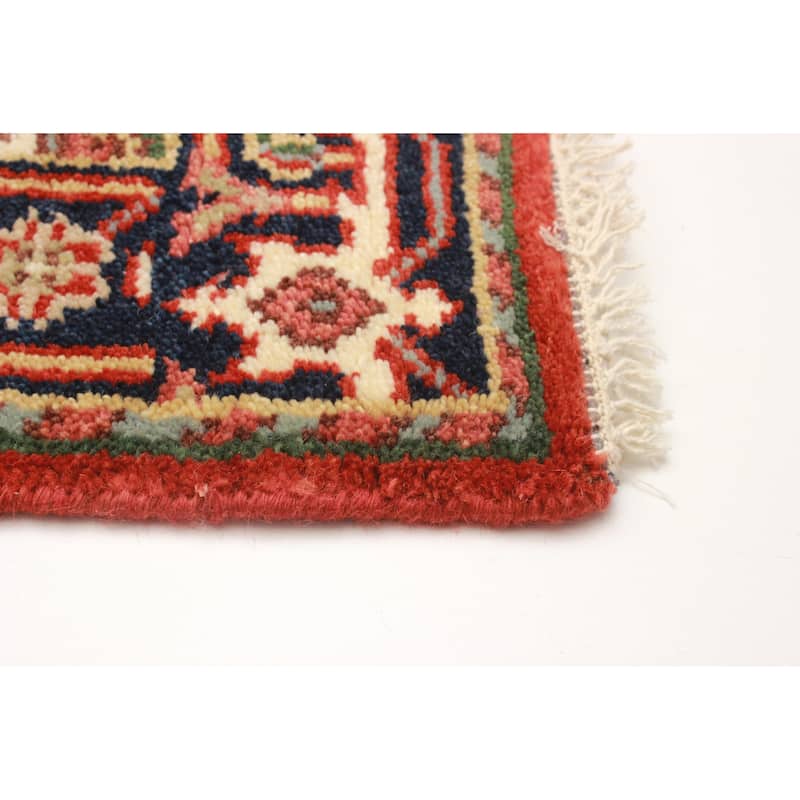 ECARPETGALLERY Hand-knotted Serapi Heritage Red Wool Rug - 2'7 x 18'1
