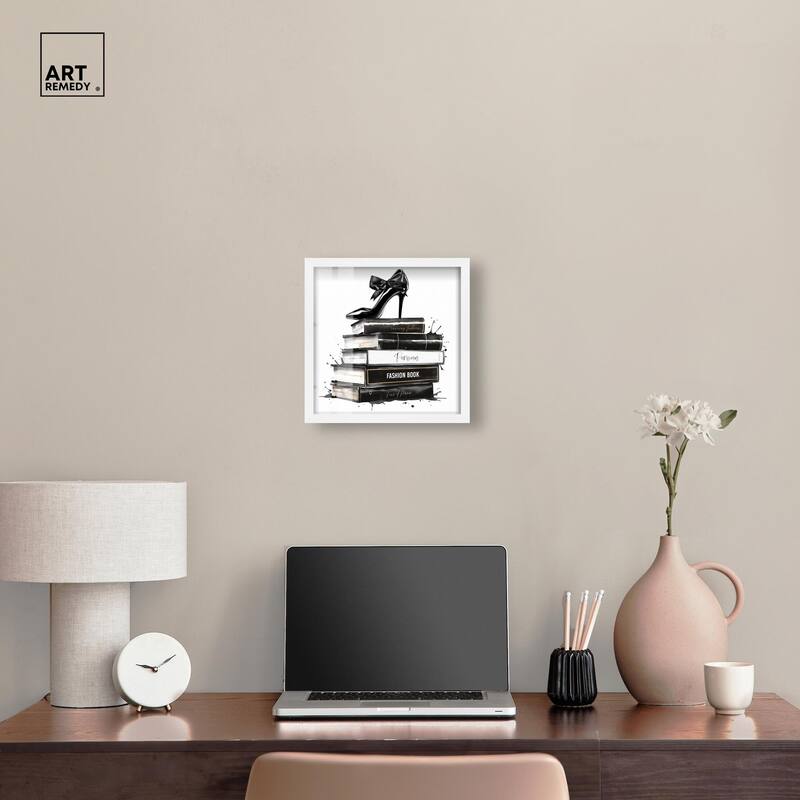 Classic Book Stack Shadowbox by Art Remedy