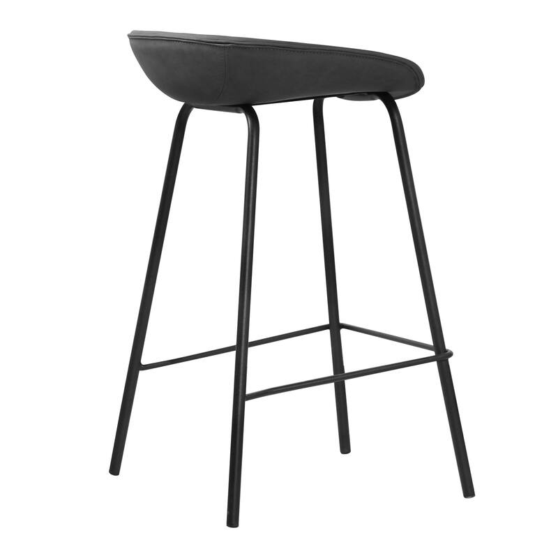 (Set of 2) Mitch Bucket Seat Counter Stool (26-inch)