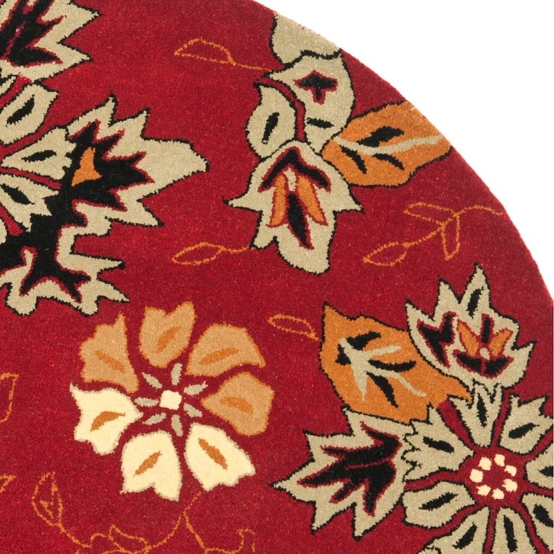 SAFAVIEH Handmade Jardin Mikaila Country Floral Wool Rug