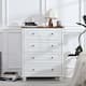 Option Ivory White-4 Drawer