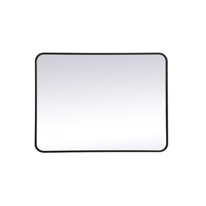 Elegant Lighting MR802736 Formiae 36" W x 27" H Contemporary - Black