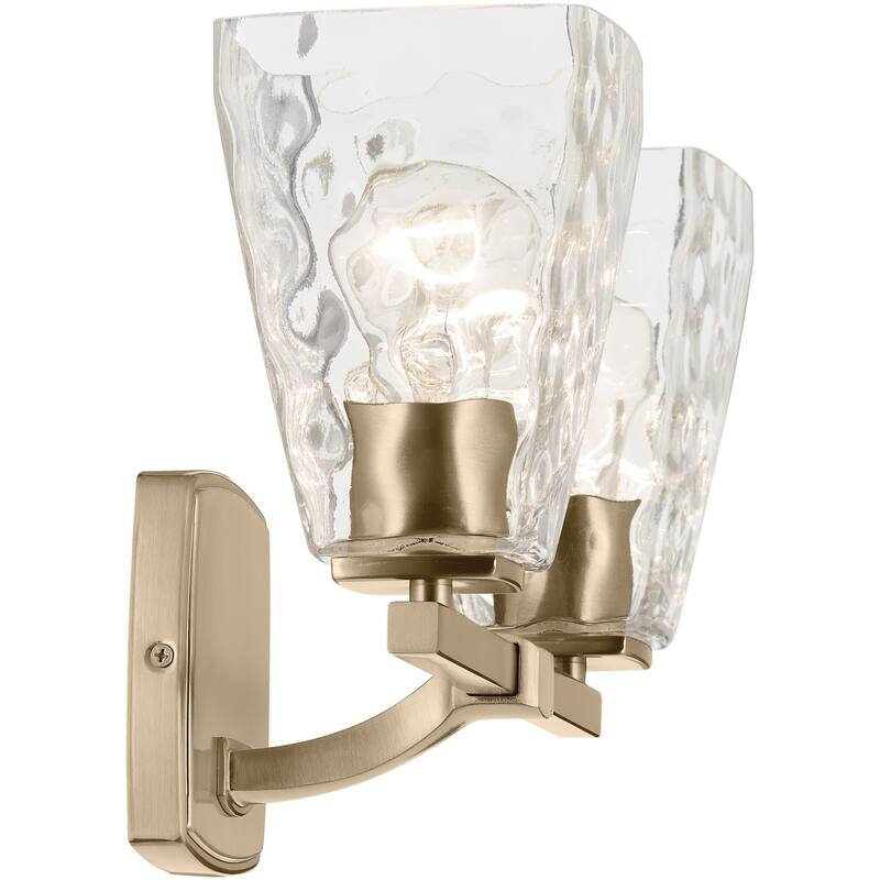 Kichler 55215WTR Marant 2 Light 14" Wide Vanity Light with Clear Water