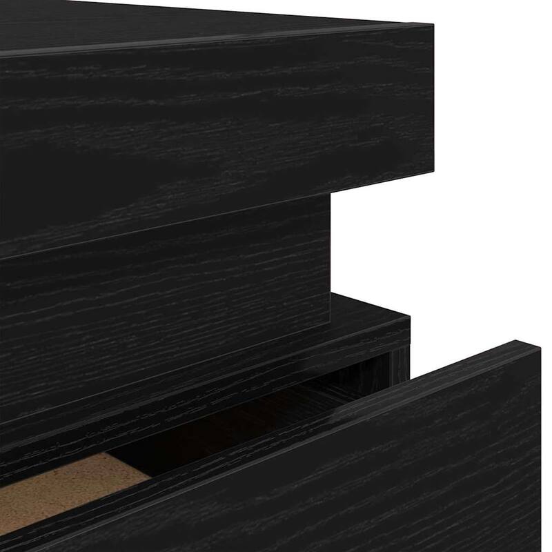 vidaXL Bedside Cabinet Engineered wood Standard Bedside Cabinet