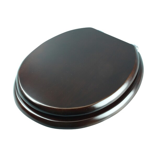grey oak toilet seat